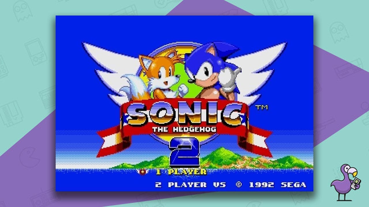 sonic the hedgehog 2 menu