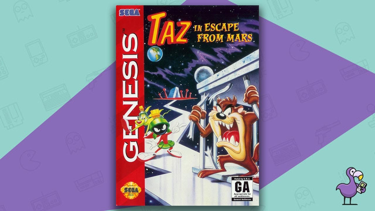 sega Genesis Taz in Escape from Mars