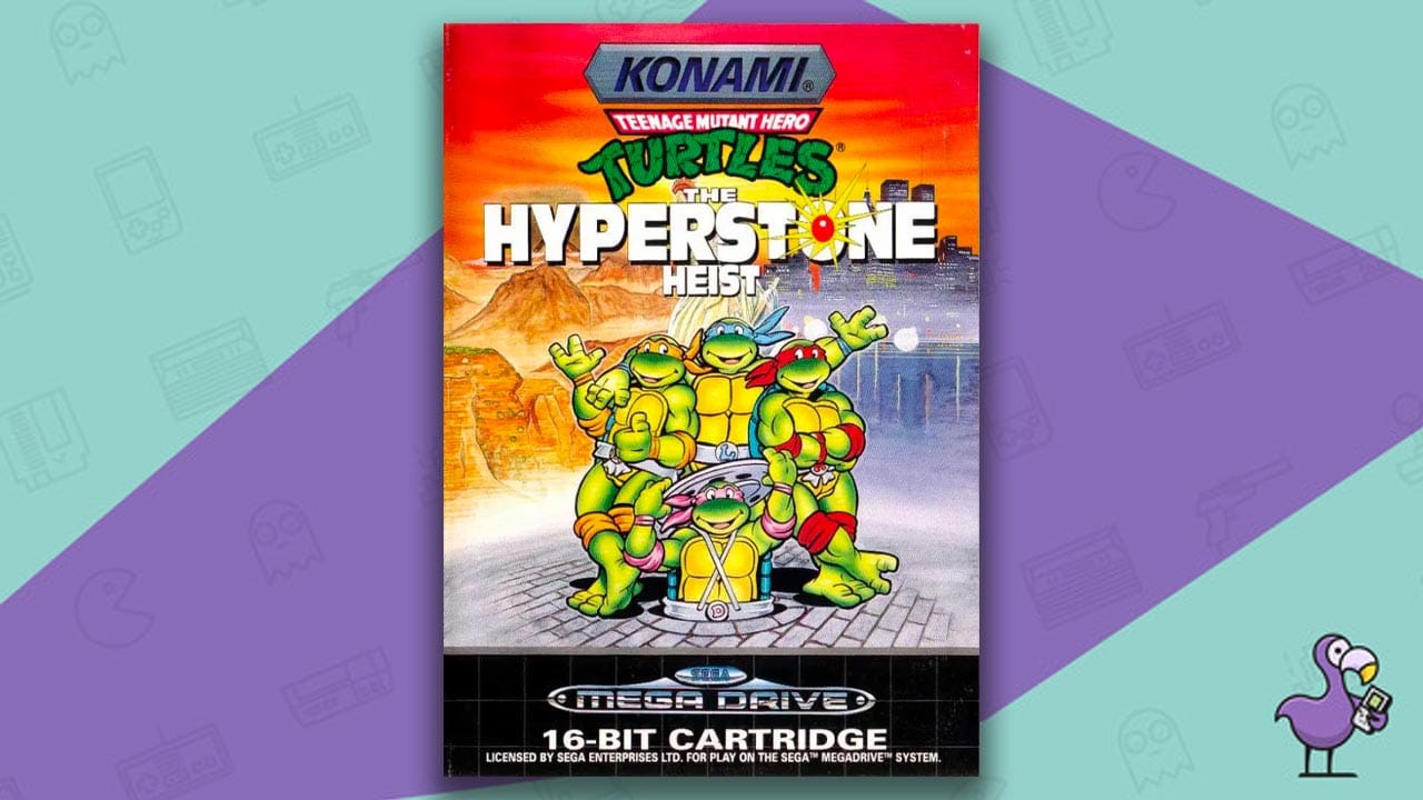 Teenage Mutant Hero Turtles: The Hyperstone Heist Game Case Cover Art