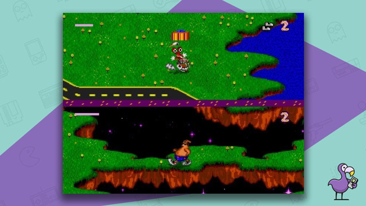 Sega Genesis ToeJam & Earl gameplay