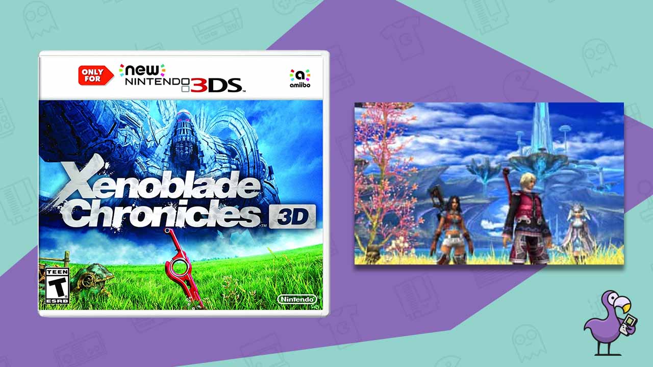 xenoblade chronicles 3d game case and gameplay