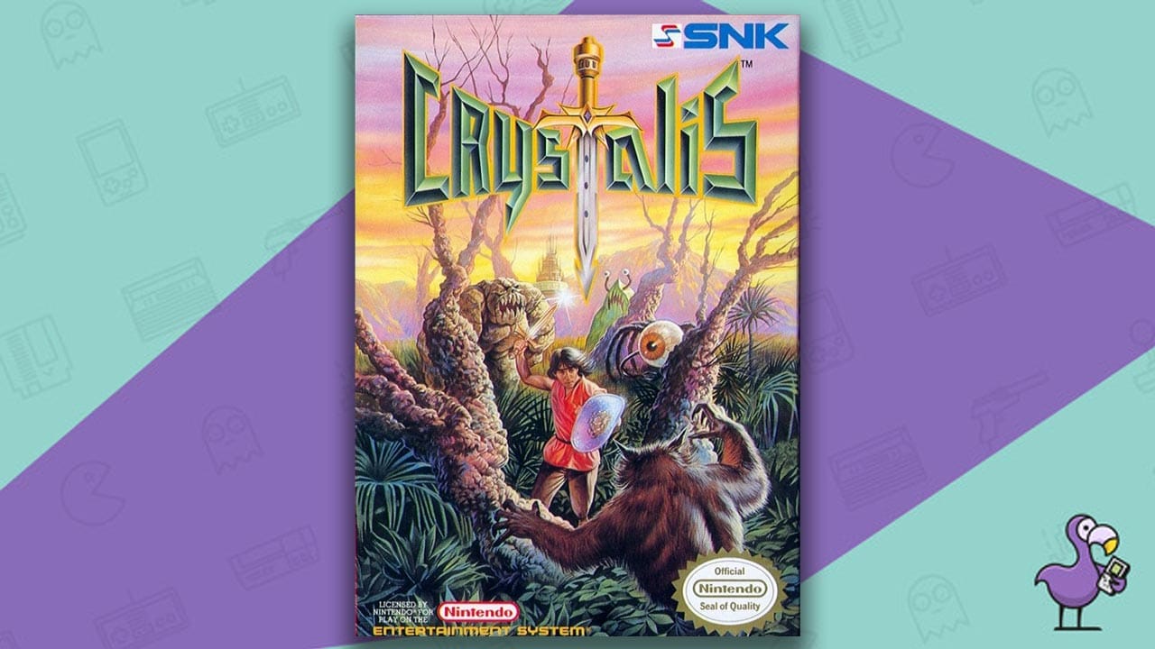 Crystalis game NES case