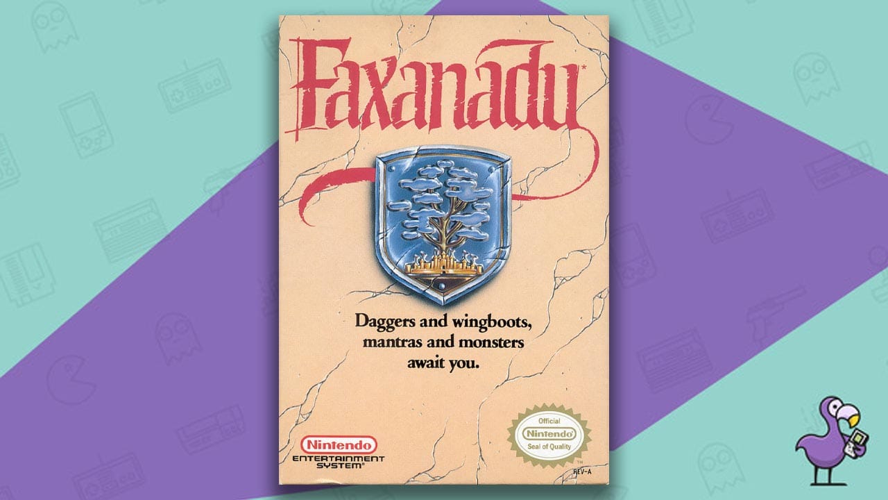 Faxanadu Game Case