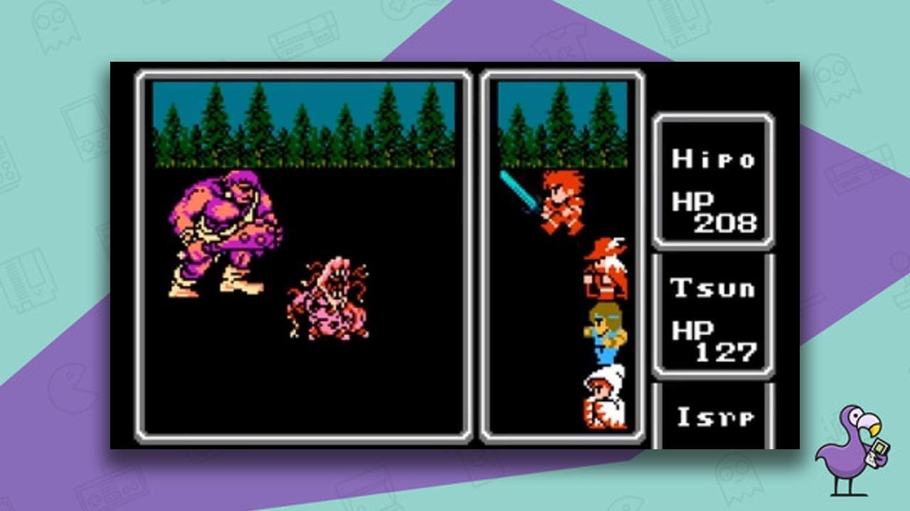 final fantasy NES gameplay