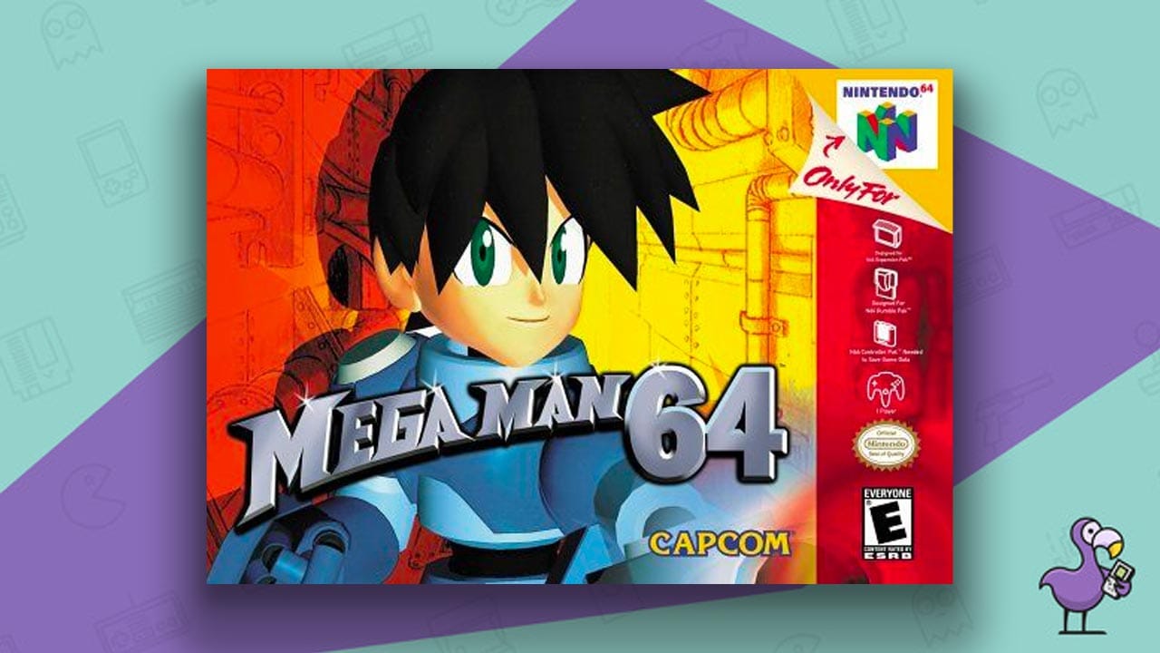 Mega Man 64 N64 Game Case