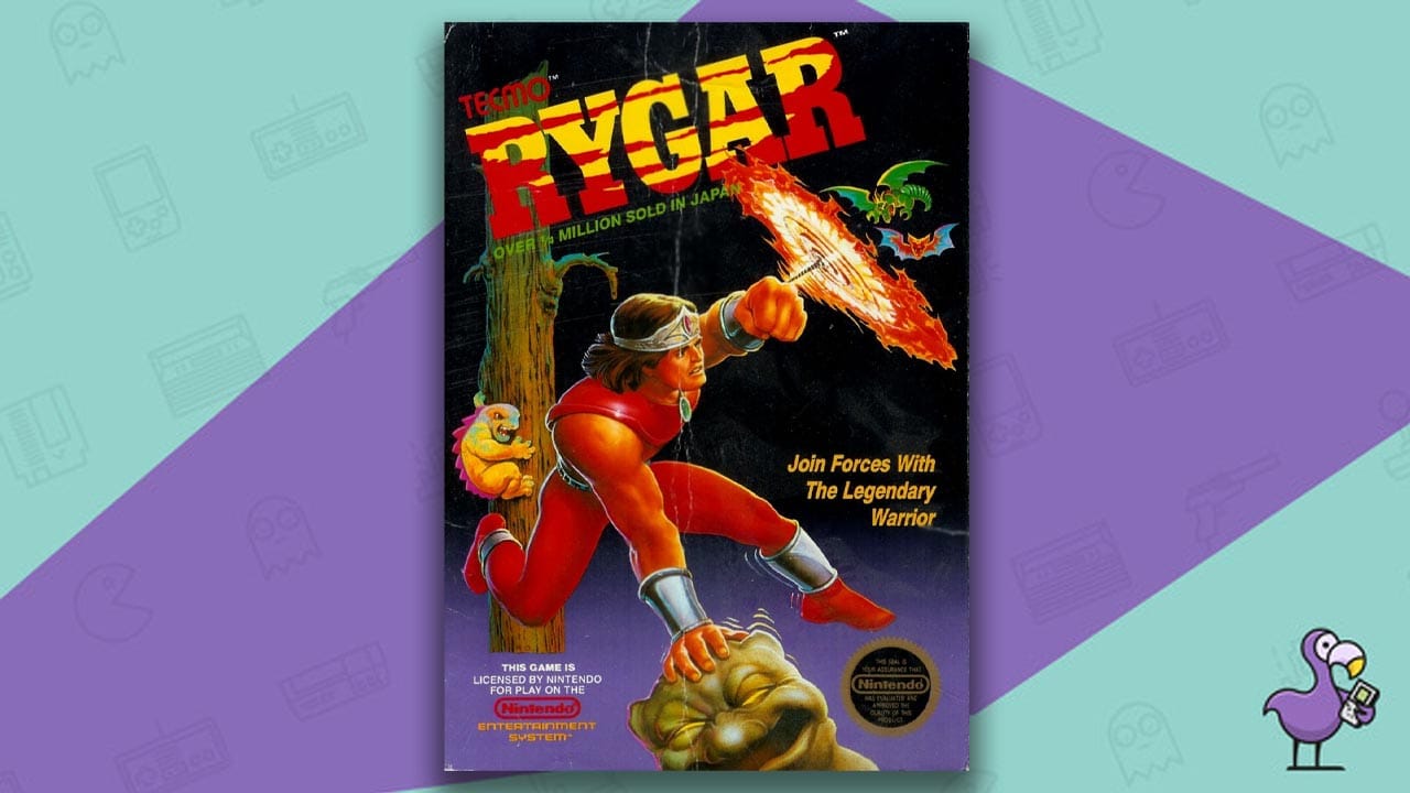 Rygar Game Case NES