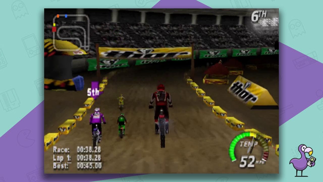 excite bike nintendo 64 gameplay