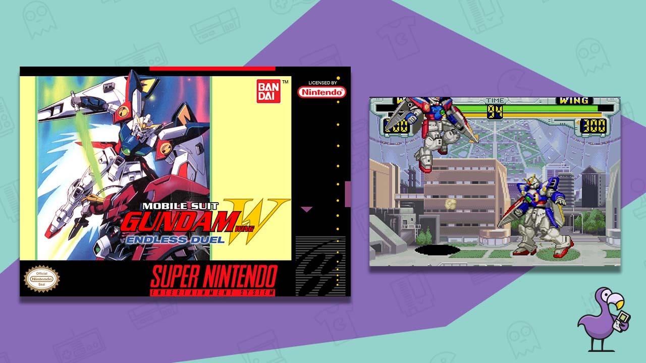 gundam wing endless duel gameplay and game box art