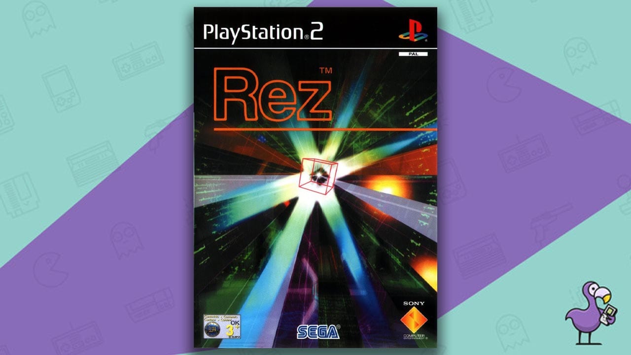 Rez game case cover art