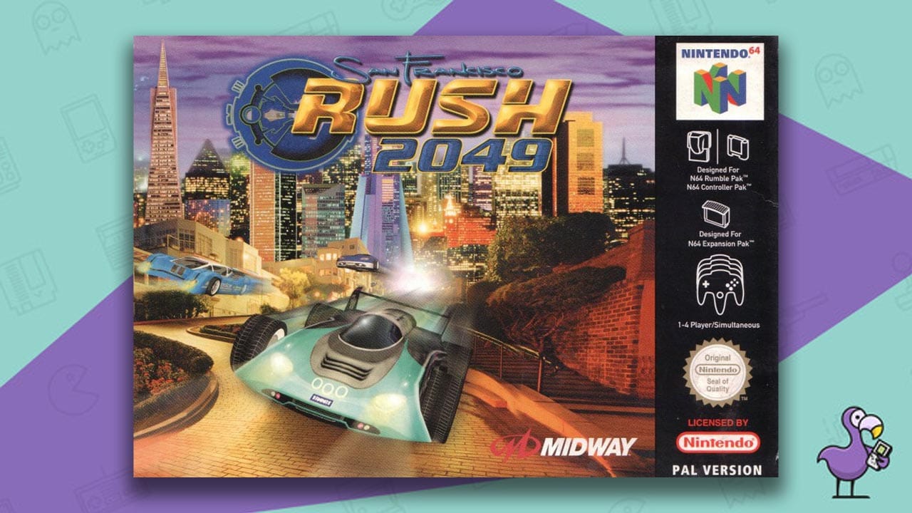 Best N64 Racing Games - San Francisco Rush 2049 game case cover art