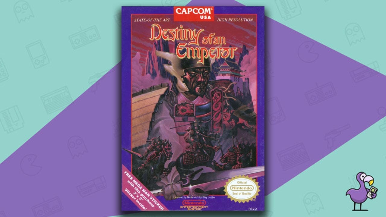 NES game box for Destiny of an Emperor