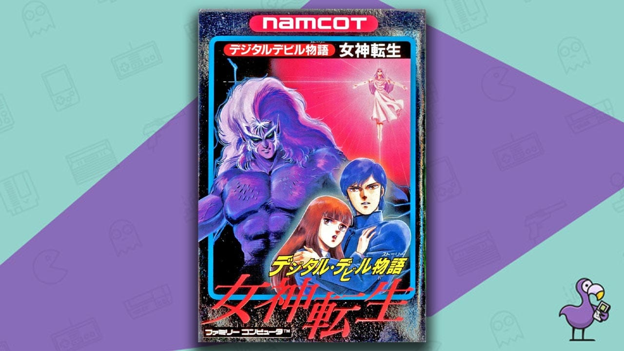 Digital Devil Story: Megami Tensei game box for the Nintendo Entertainment System