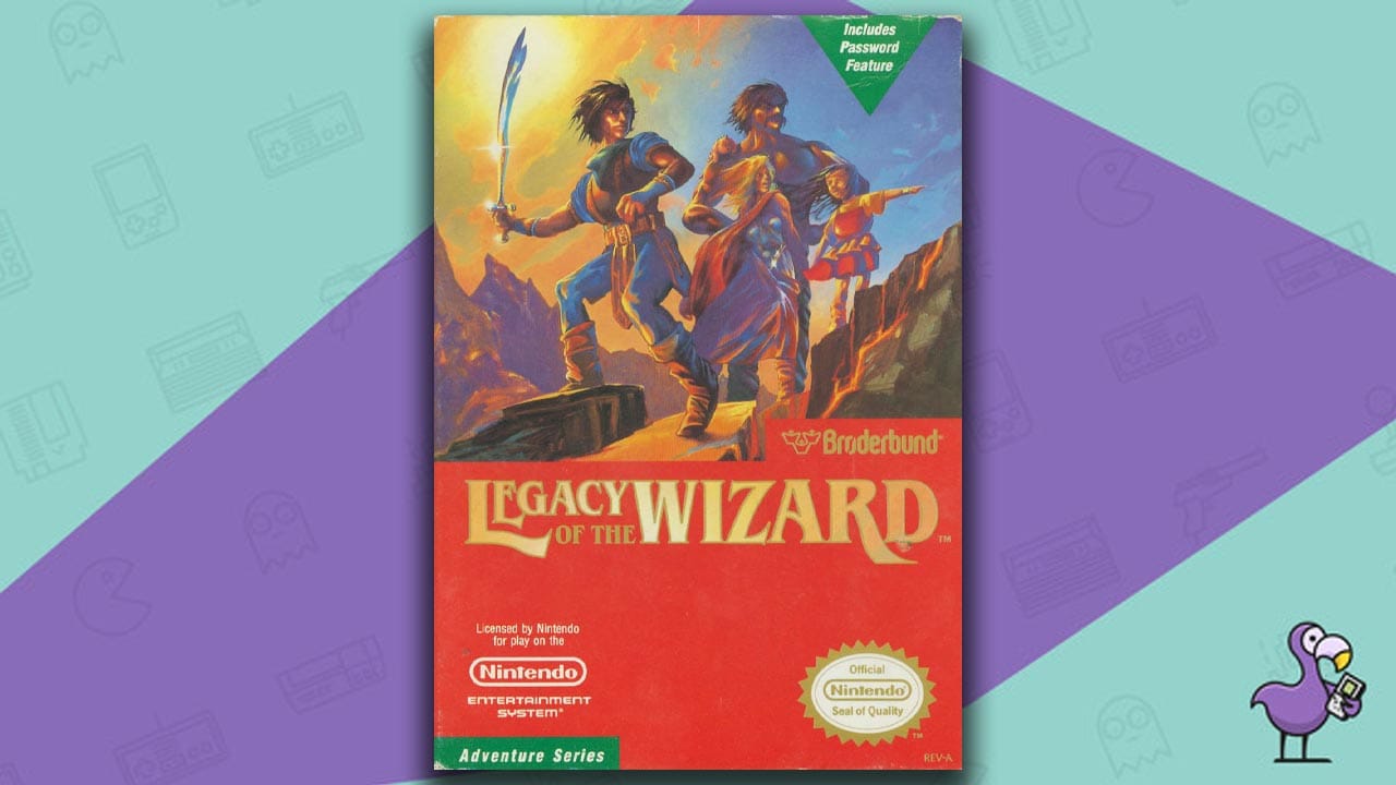 NES box art for Legacy of the Wizard