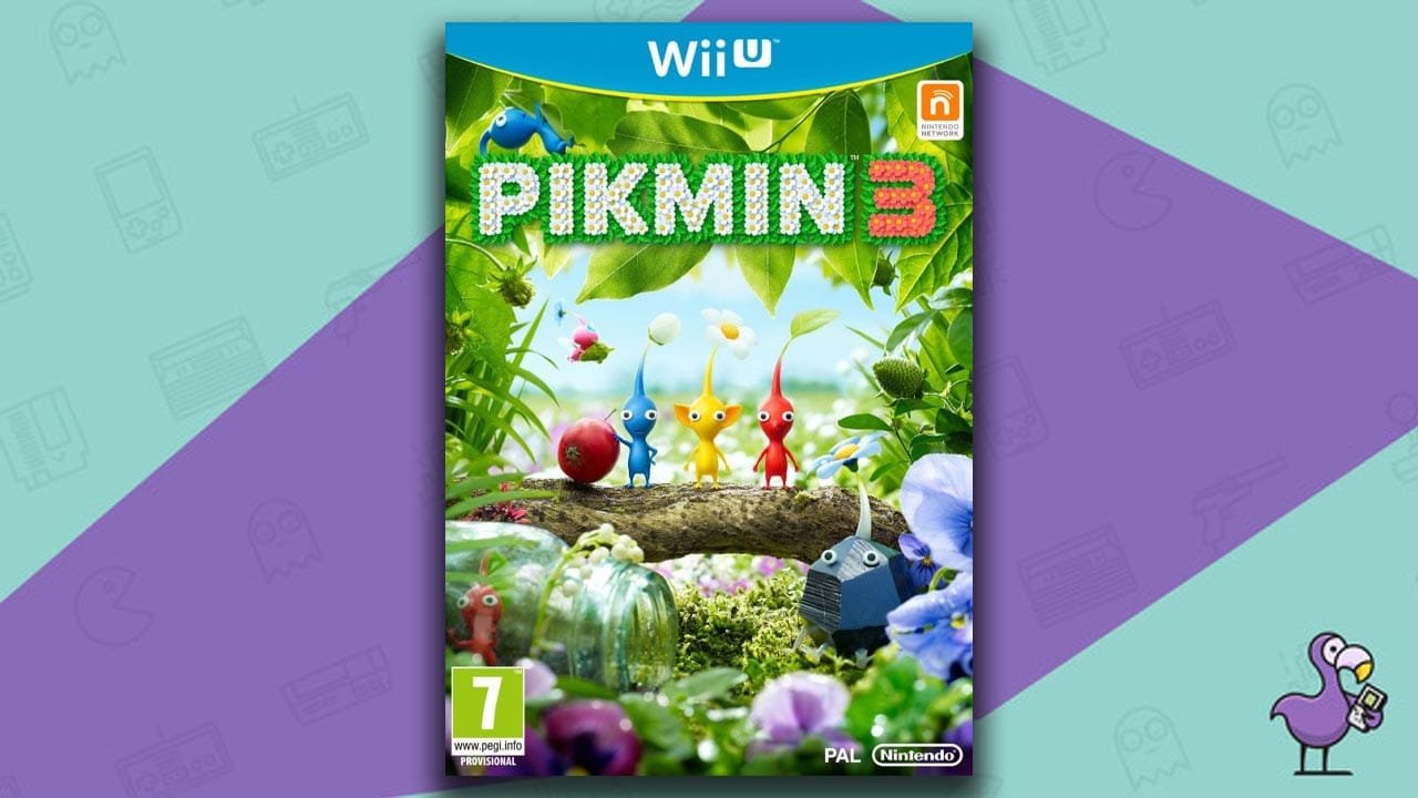 Best Wii U Games - Pikmin 3 game case cover art