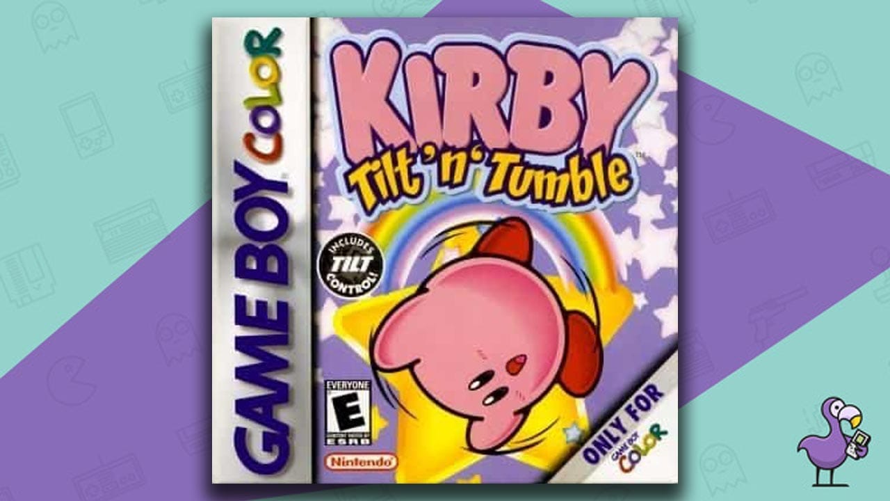 Kirby Tilt 'N' Tumble game case cover art