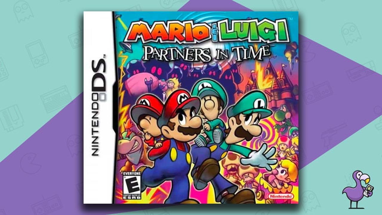 Best Nintendo DS Games - Mario & Luigi: Partners In Time game case cover art