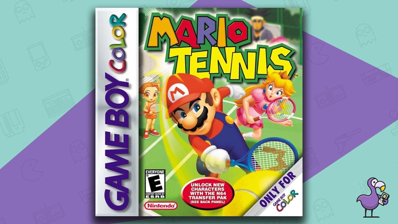 Mario Tennis game case cover art