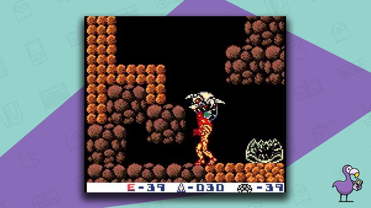 metroid 2 return of samus game boy gameplay