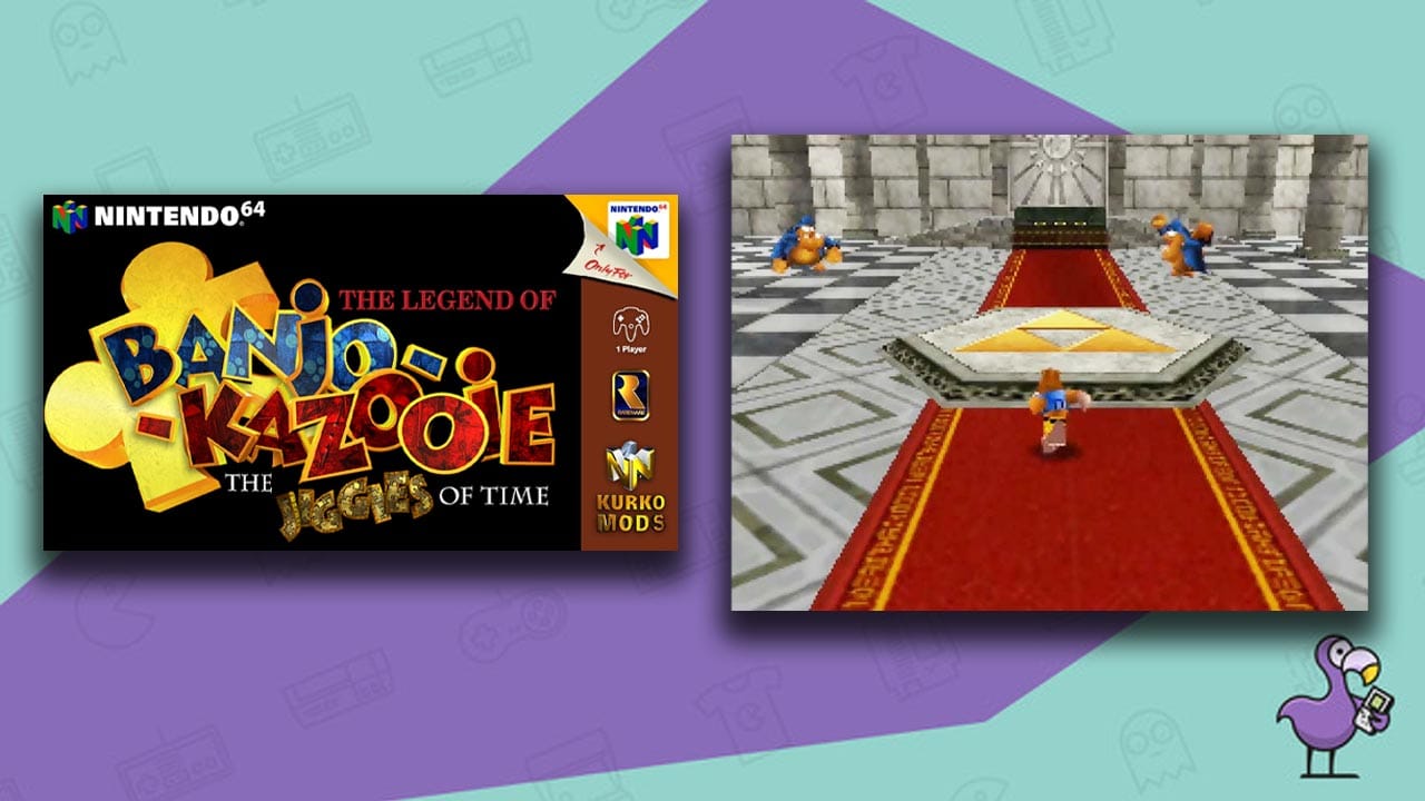 Banjo Kazooie - Jiggies of Time Game Case & Gameplay