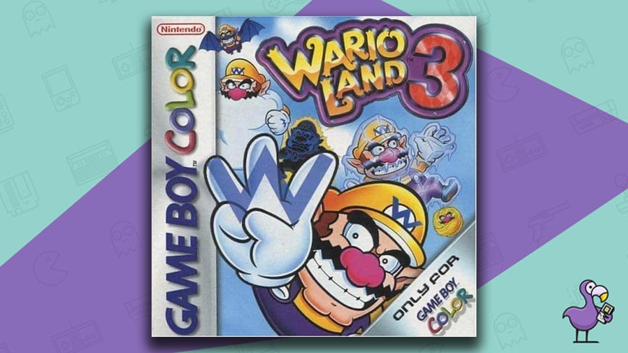 Wario Land 3 game case cover art