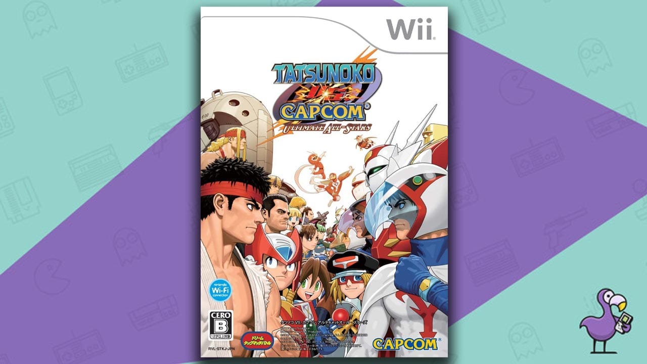 Tatsunoko Vs Capcom Ultimate All Stars game case cover art