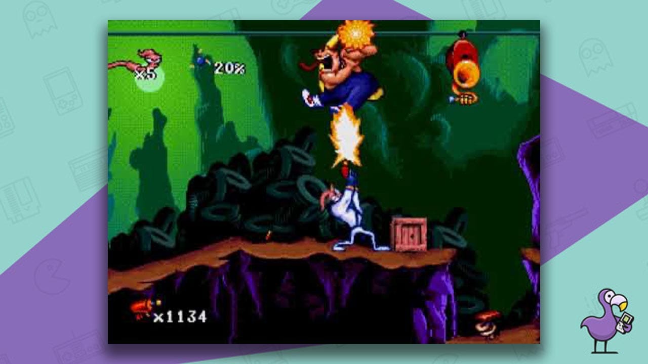 Earthworm Jim: Special Edition sega cd gameplay