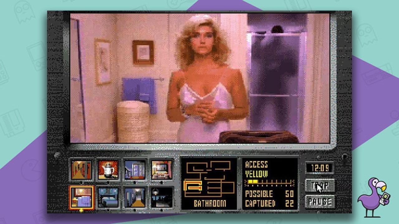 Night Trap sega cd gameplay