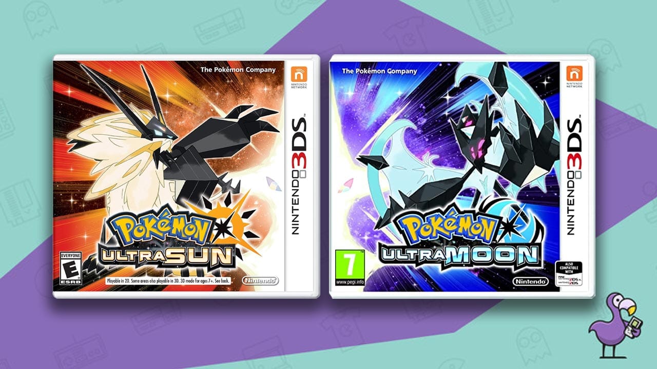 Pokemon Ultra Sun & Moon game cases