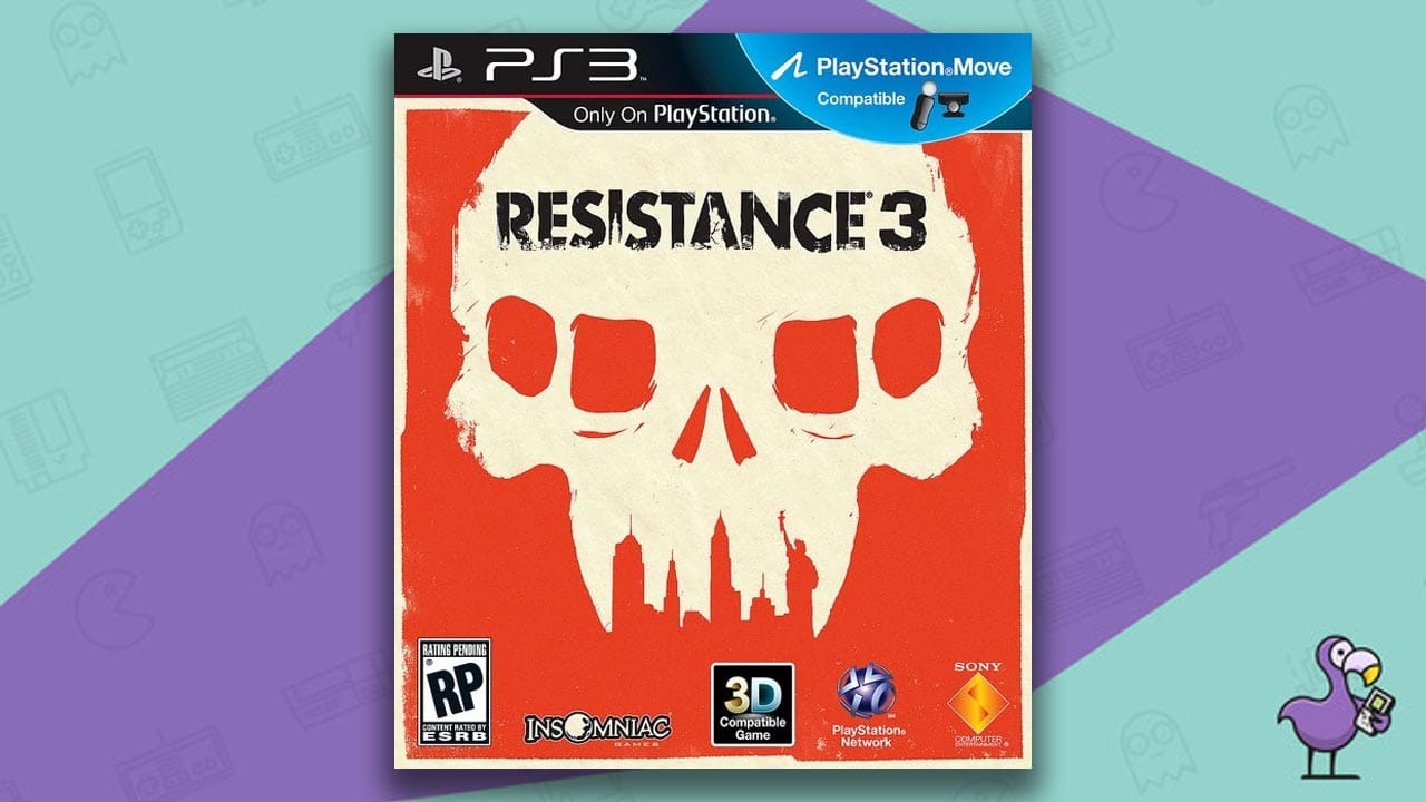 PS3 FPS Games - Resistance 3 Game Case Cover Art