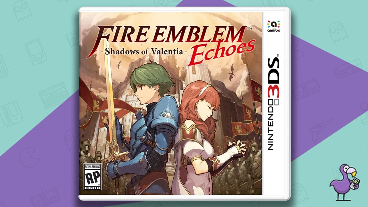 Fire Emblem Echoes: Shadows of Valentia game case cover art Nintendo 3DS