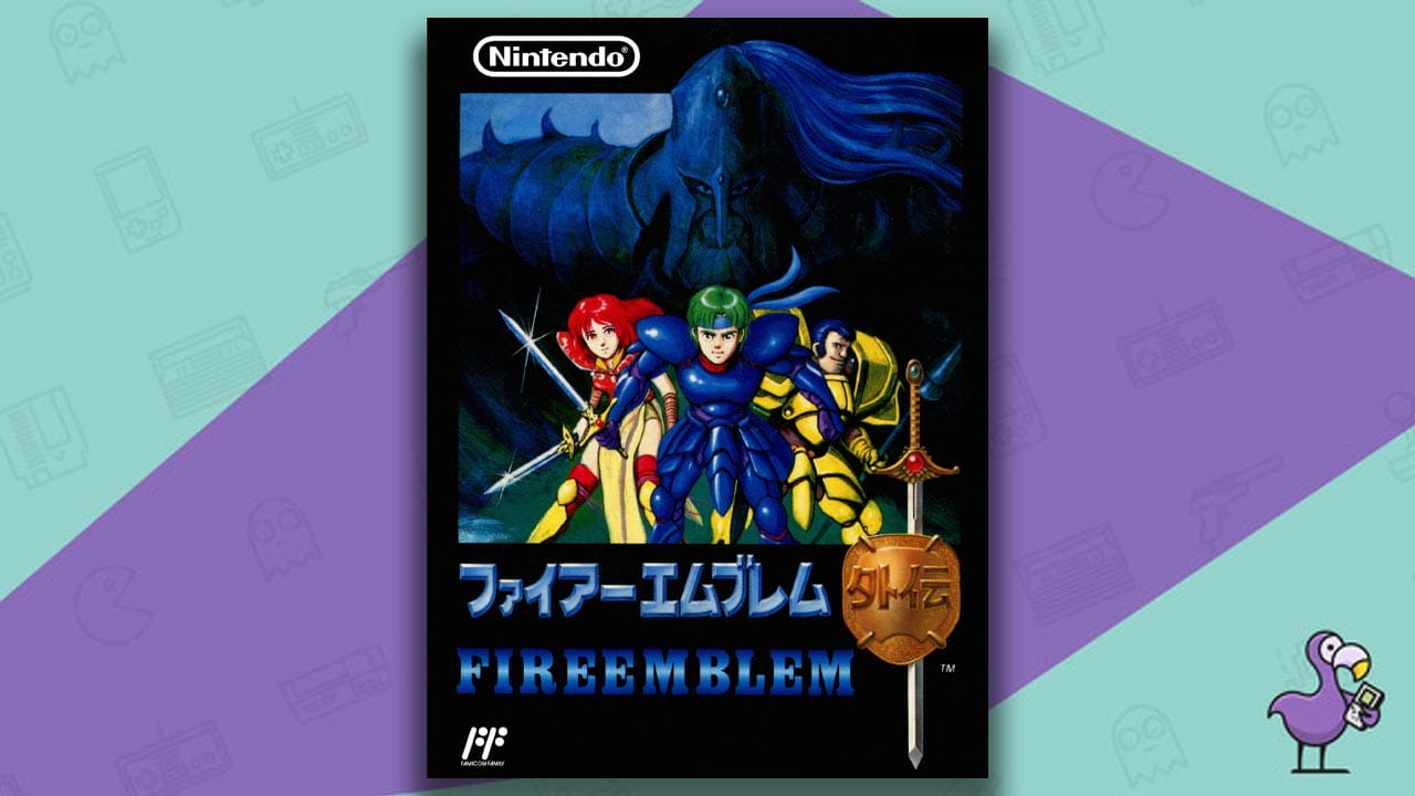 Fire Emblem Gaiden NES game case cover art