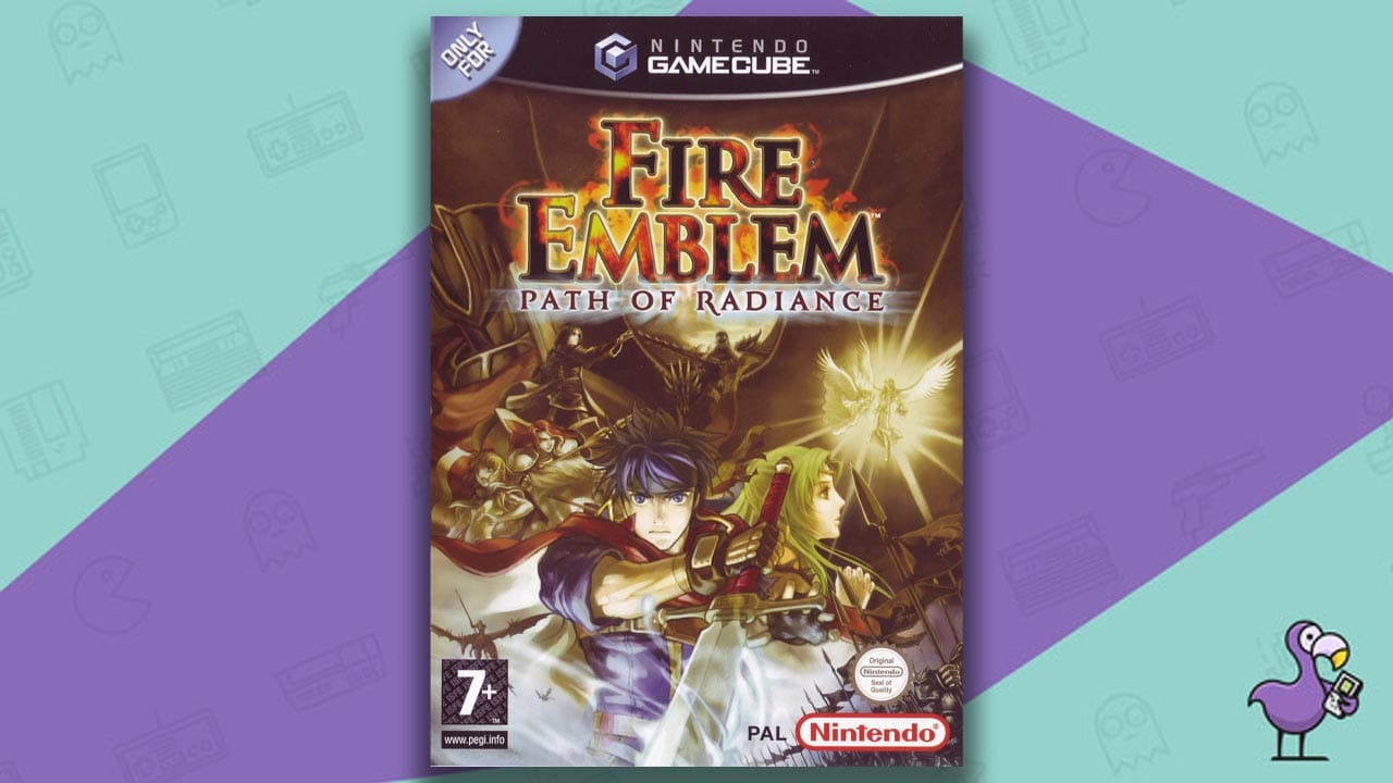 Fire Emblem: Path of Radiance Nintendo GameCube game case cover art