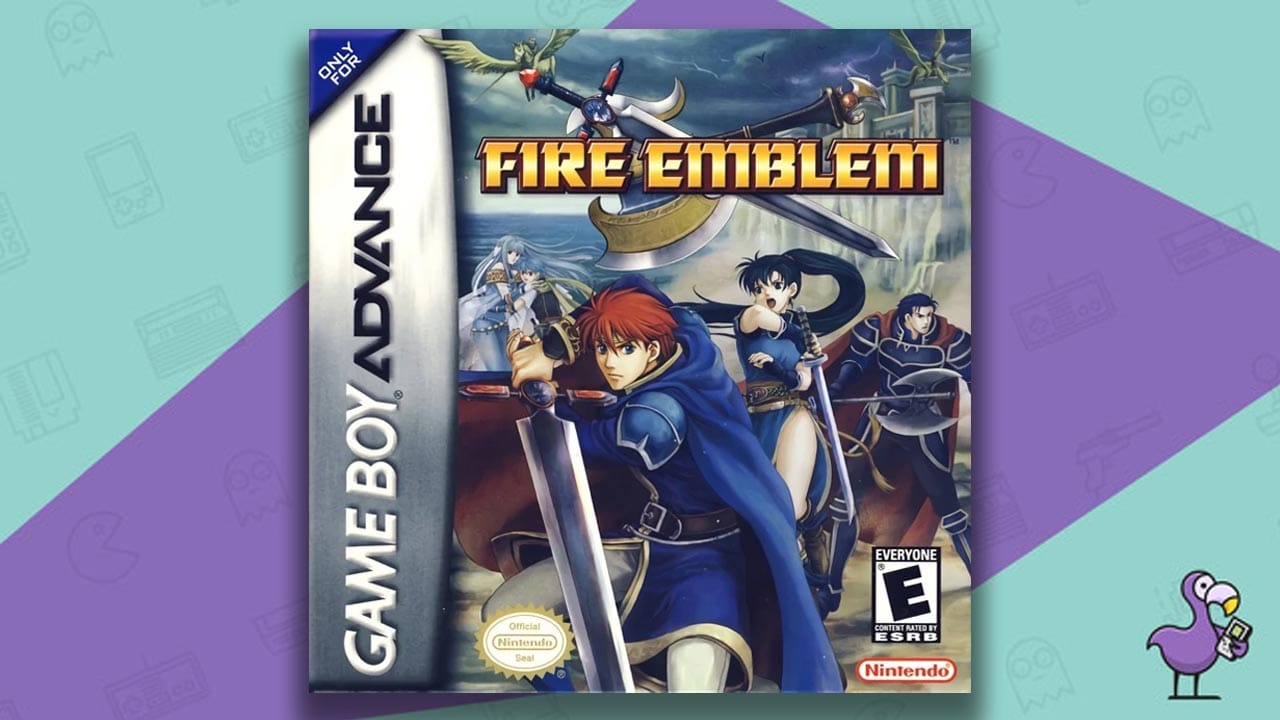 Fire Emblem: The Blazing Blade game case cover art GBA