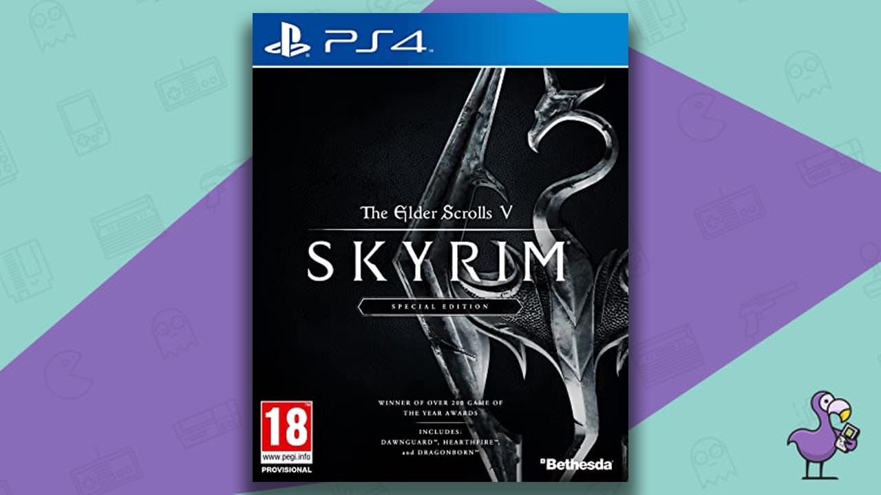 The Elder Scrolls V: Skyrim Game Case Cover Art