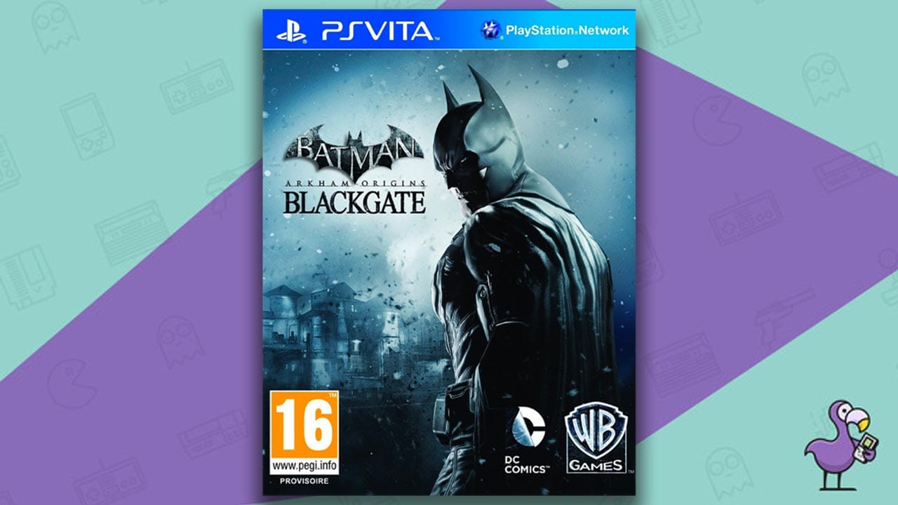 Batman Arkham Origins Blackgate game case cover art