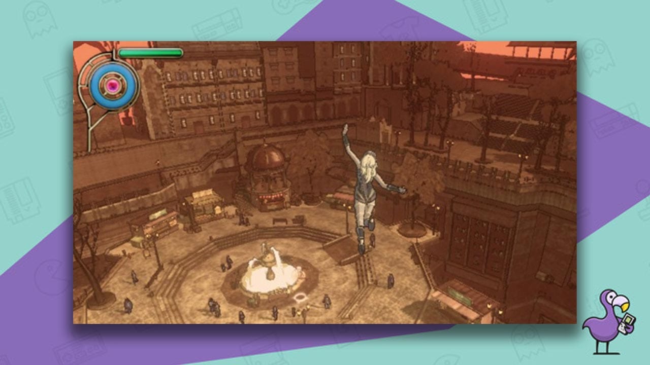 gravity rush ps vita gameplay