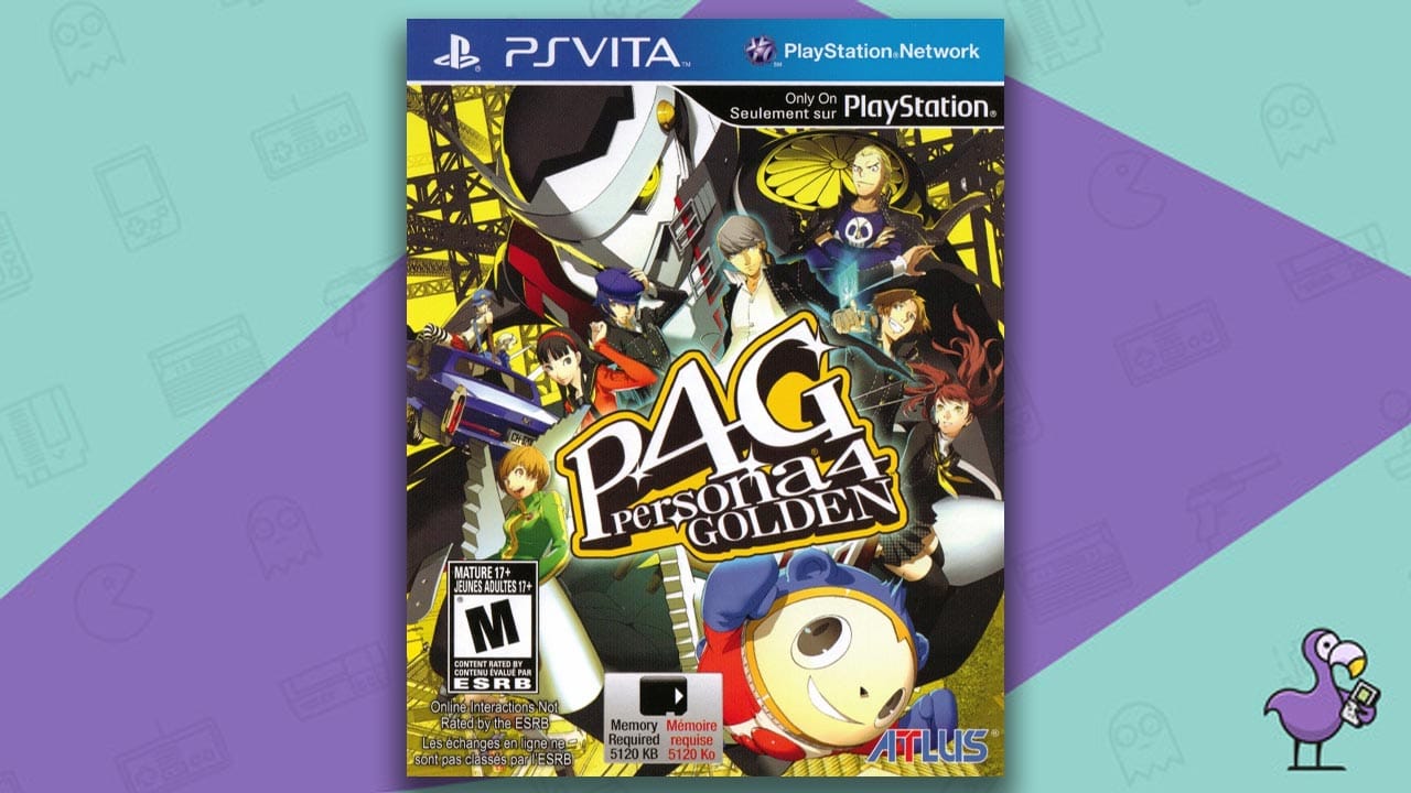 Persona 4 Golden game case cover art