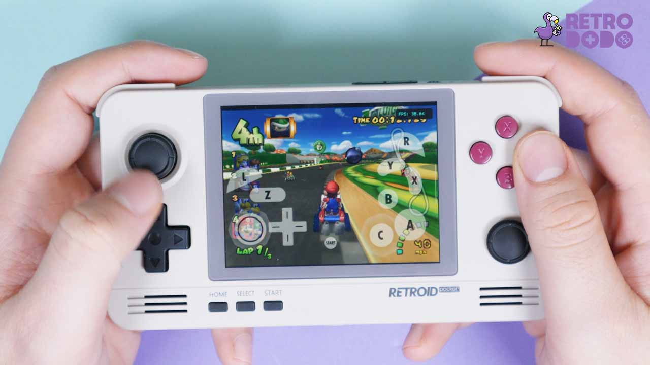 retroid pocket 2+ gamecube emulation