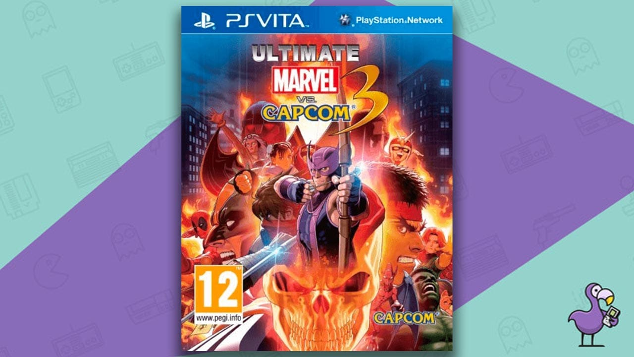 =Ultimate Marvel vs Capcom 3 game case cover art