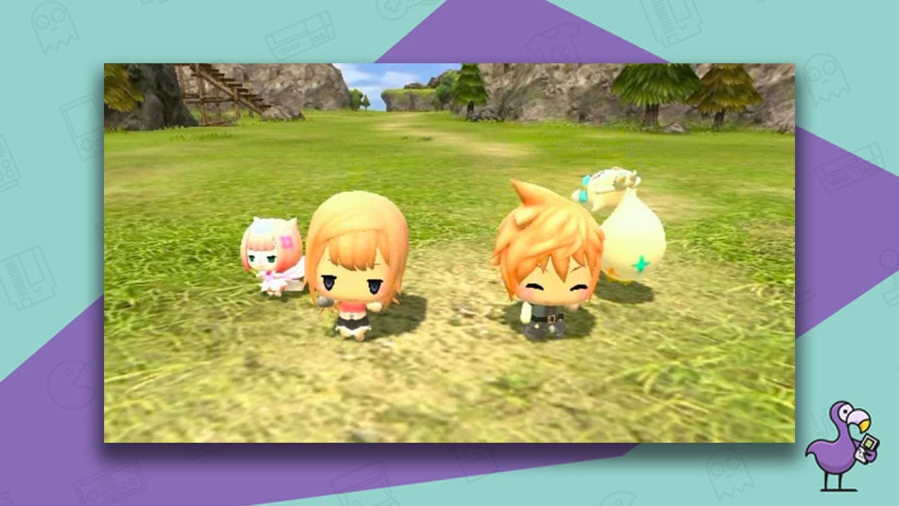 World of Final Fantasy gameplay ps vita