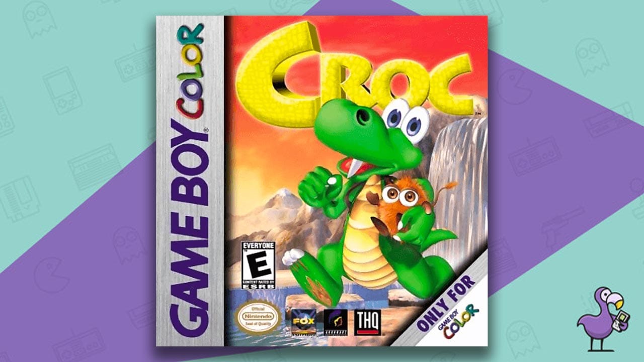 Croc game case cover art game boy color