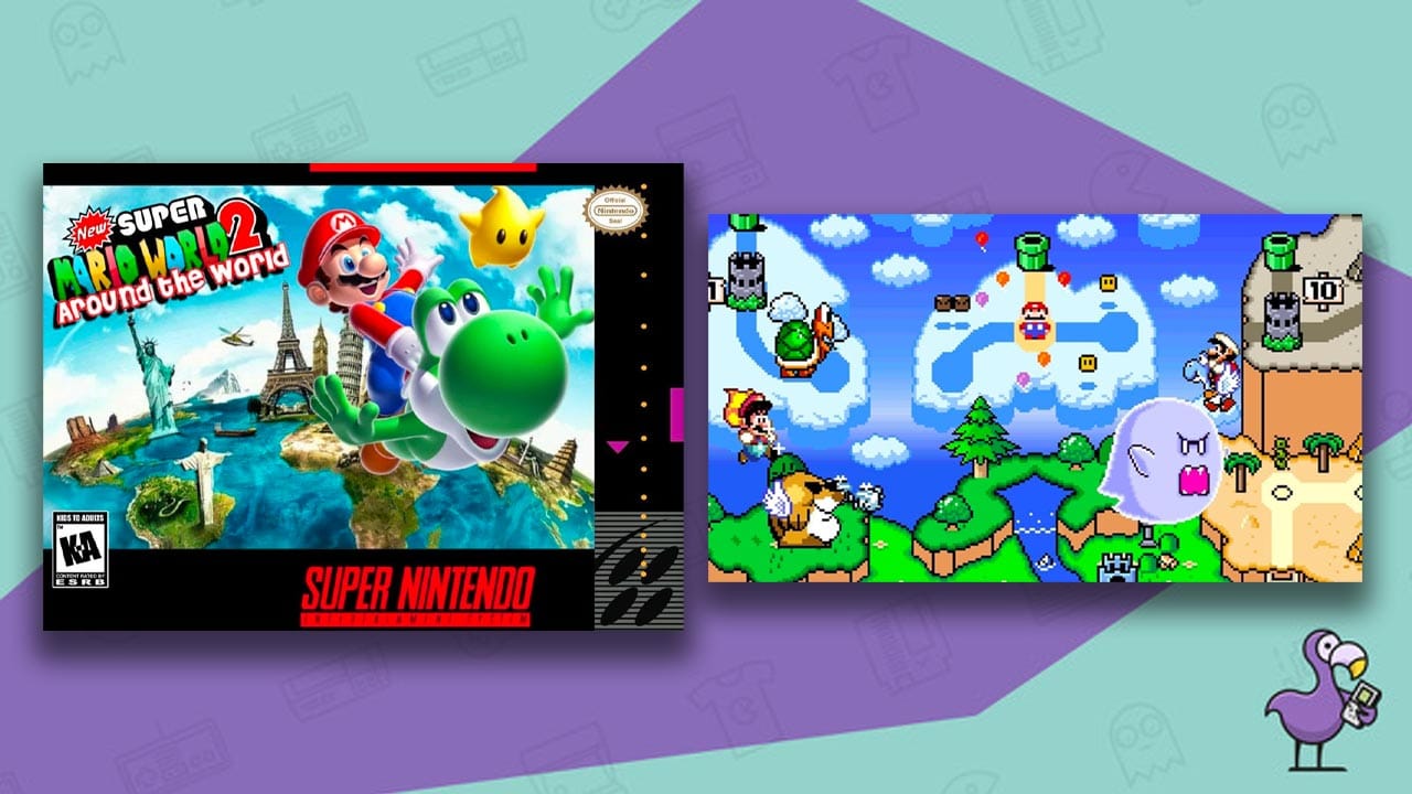 super mario world 2 around the world