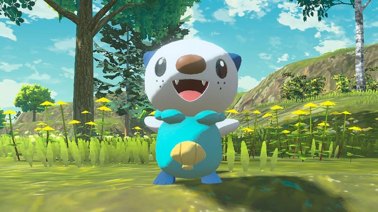 How to Get Oshawott in Pokemon Legends: Arceus - Oshawott in the wild