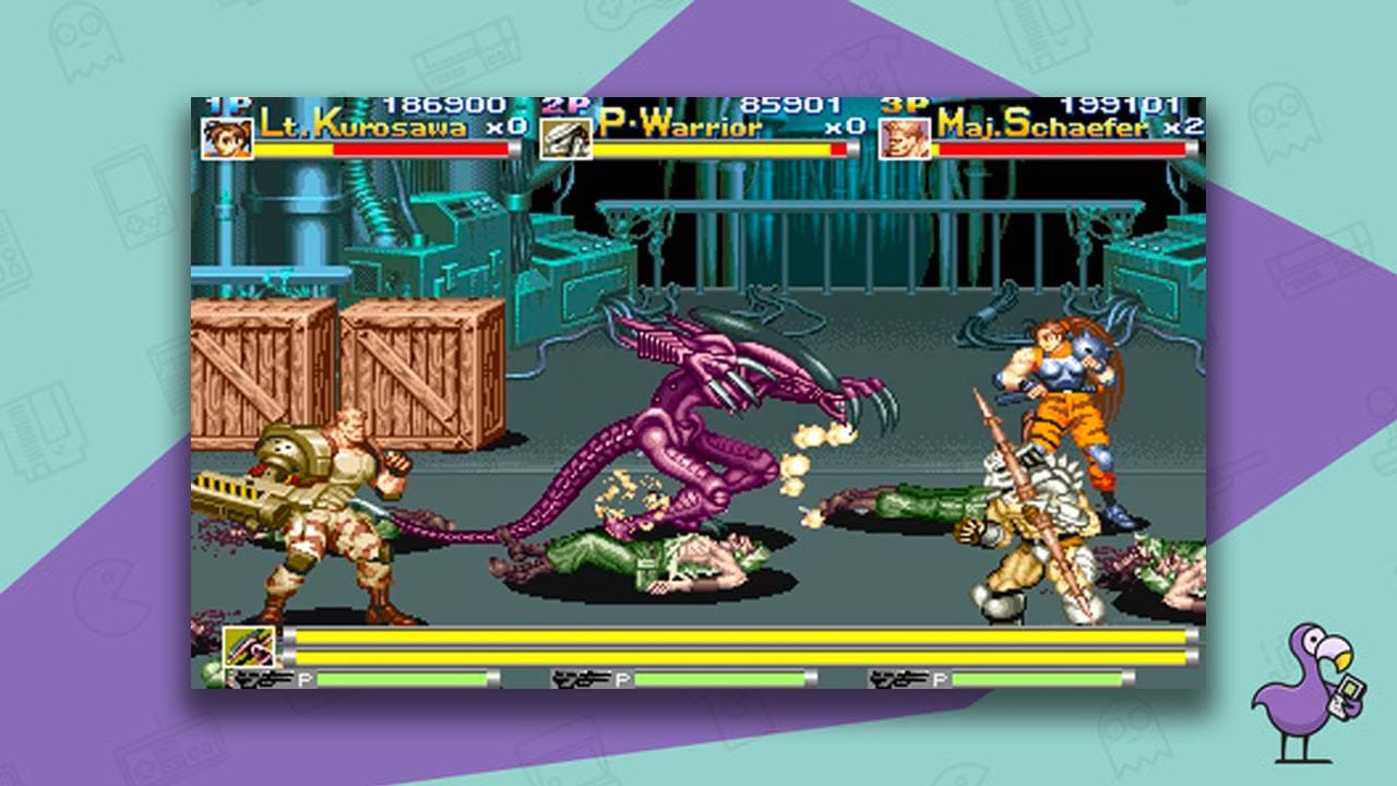 alien vs predator snes gameplay