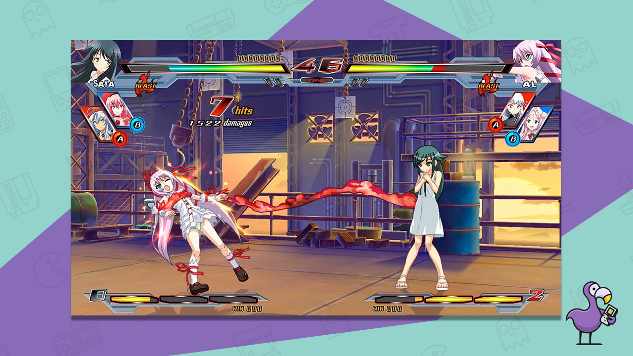 Nitroplus Blasterz: Heroines Infinite Duel gameplay