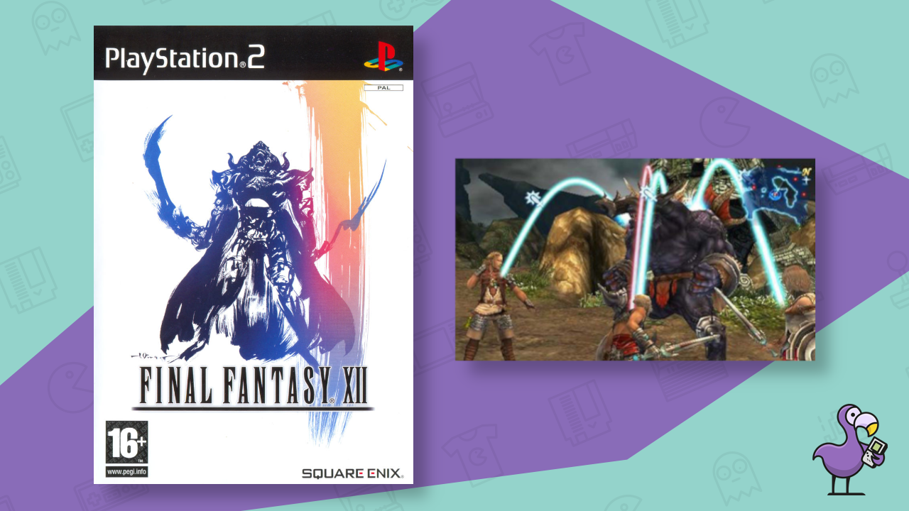 final fantasy xii game case and gameplay