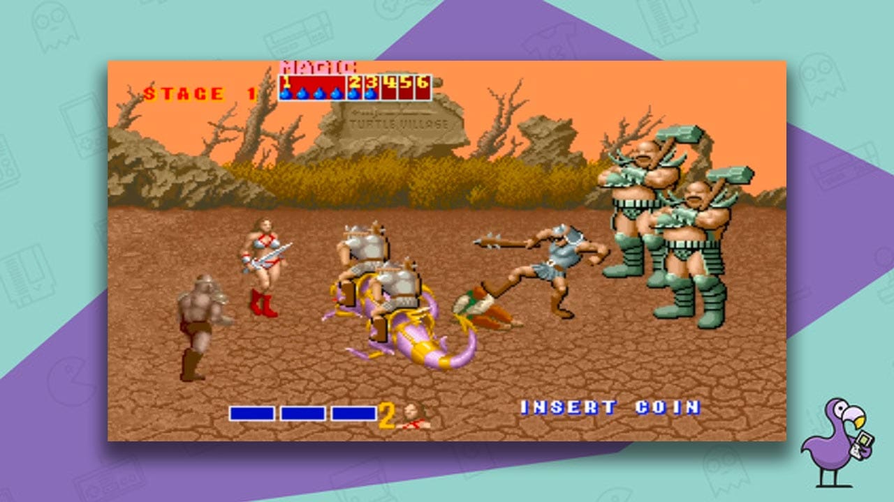 golden axe sega gameplay