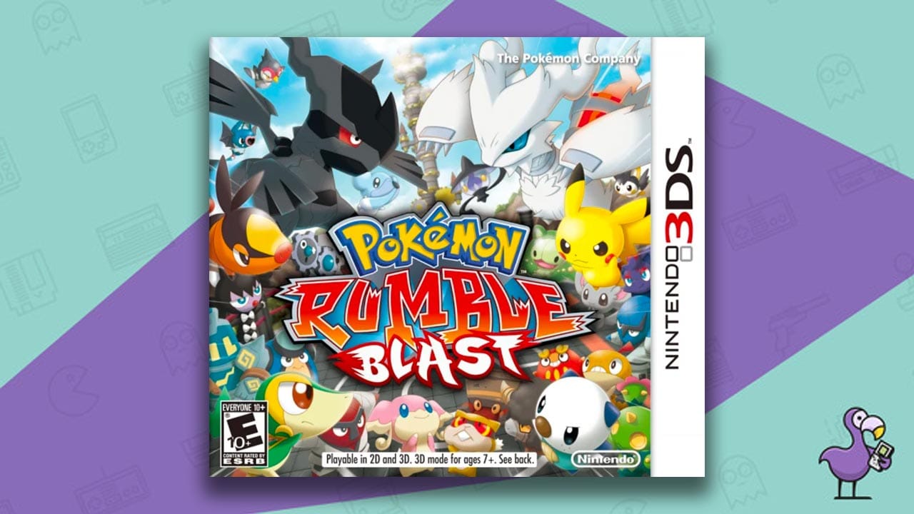 All Pokemon Games In Order - Pokemon Rumble blast game case cover art