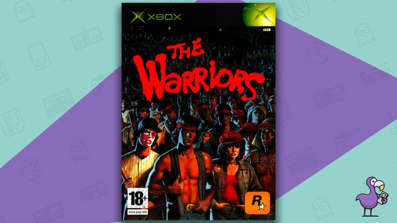 The Warriors game case cover art Original Xbox