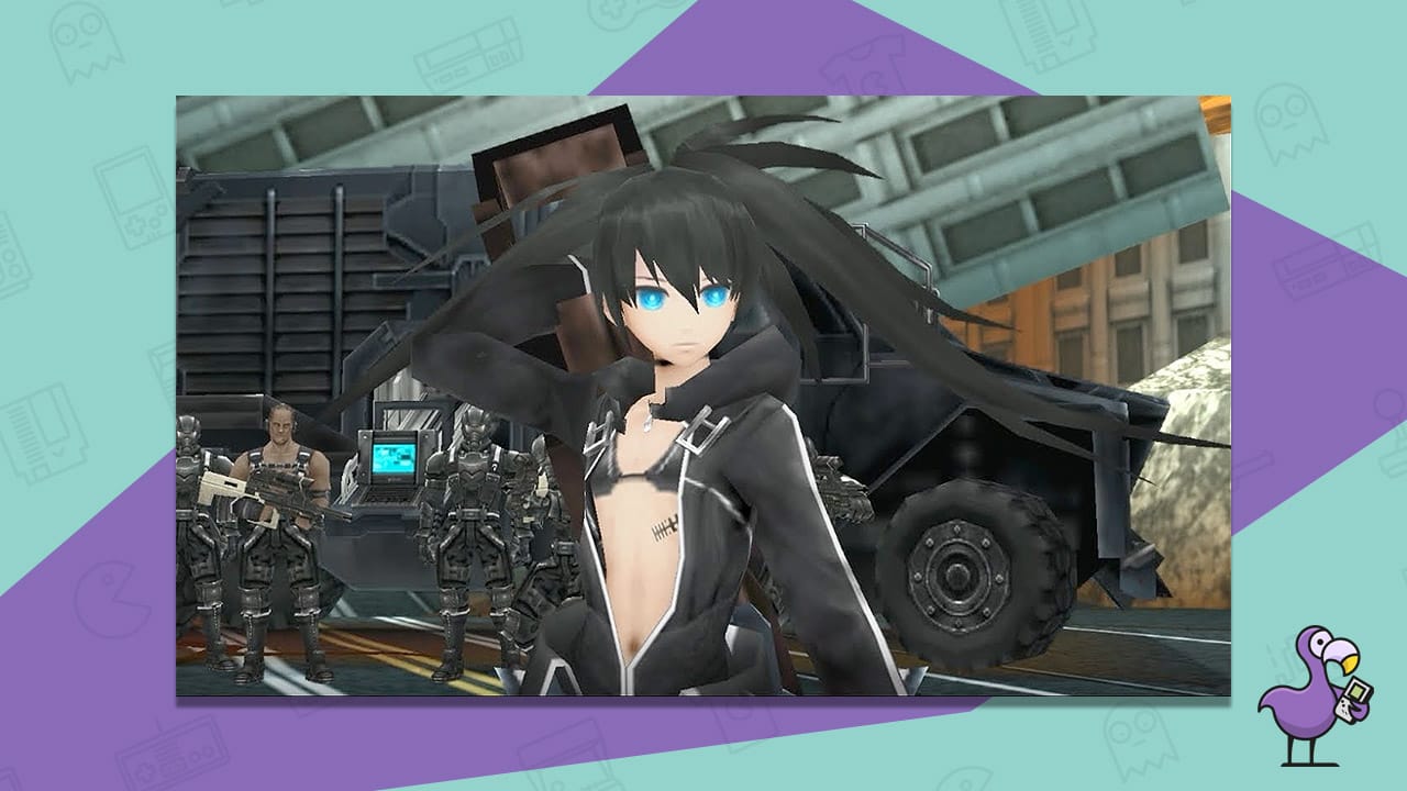 Black Rock Shooter psp gameplay